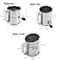 Hand Crank Stainless Steel Flour Sifter – Rotating Flour Sieve for Baking, Matcha & Cocoa Powder