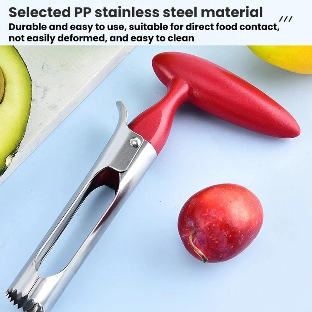 Stainless Steel Apple Corer Tool With Ergonomic Handle Fruit Core Remover 1