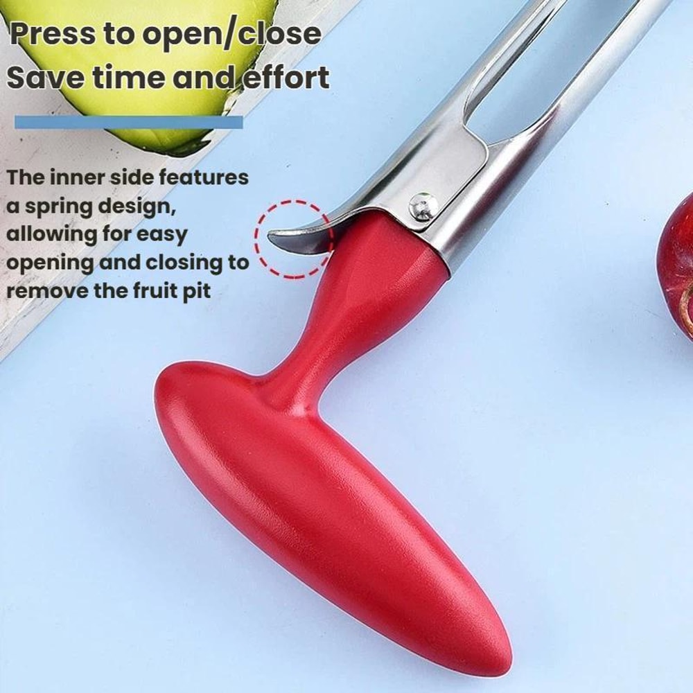 Stainless Steel Apple Corer Tool With Ergonomic Handle Fruit Core Remover 2
