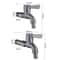Stainless Steel Wall Mounted Bib Tap For Washing Machine Toilet Durable Leakproof Faucet 1