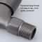 Stainless Steel Wall Mounted Bib Tap For Washing Machine Toilet Durable Leakproof Faucet 4