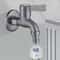 Stainless Steel Wall Mounted Bib Tap For Washing Machine Toilet Durable Leakproof Faucet 5