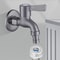 Stainless Steel Wall Mounted Bib Tap For Washing Machine Toilet Durable Leakproof Faucet 5
