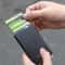 RFID Blocking Metal Wallet Slim PopUp Card Holder For Secure Everyday Carry 0