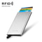 RFID Blocking Metal Wallet Slim PopUp Card Holder For Secure Everyday Carry 6