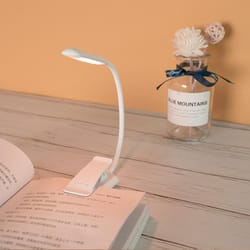 usb rechargeable led book light clip-on reading lamp for music stand & night reading