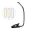 USB Rechargeable LED Book Light ClipOn Reading Lamp For Music Stand Night Reading 8