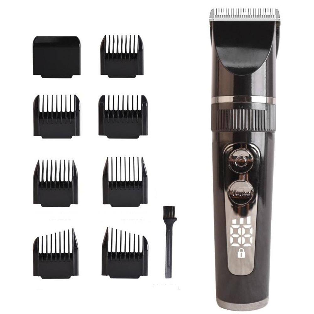Smart LCD Baby Family Hair Clipper Set With AntiPinch Safety And Waterproof Design 6