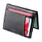 Slim Leather Card Holder Wallet RFID Certificate Organizer