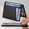 Slim Leather Card Holder Wallet RFID Certificate Organizer