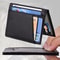Slim Leather Card Holder Wallet RFID Certificate Organizer