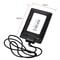 Premium RFID Blocking Leather ID Badge Holder With Lanyard Slim Card Wallet 2