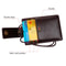 Premium RFID Blocking Leather ID Badge Holder With Lanyard Slim Card Wallet 4