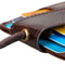 Premium RFID Blocking Leather ID Badge Holder With Lanyard Slim Card Wallet 6