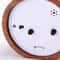 Solid Wood Silent Alarm Clock With Snooze Night Light For Bedside 2