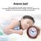 Solid Wood Silent Alarm Clock With Snooze Night Light For Bedside 7