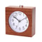 Solid Wood Silent Alarm Clock With Snooze Night Light For Bedside 13
