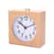 Solid Wood Silent Alarm Clock With Snooze Night Light For Bedside 12