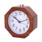 Solid Wood Silent Alarm Clock With Snooze Night Light For Bedside 11