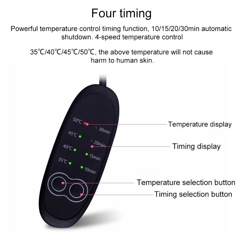 USB Heated Steam Eye Mask For Sleep Eye Relief With Timer Control 2
