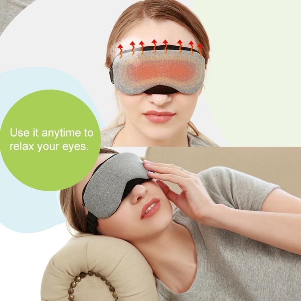 USB Heated Steam Eye Mask For Sleep Eye Relief With Timer Control 5