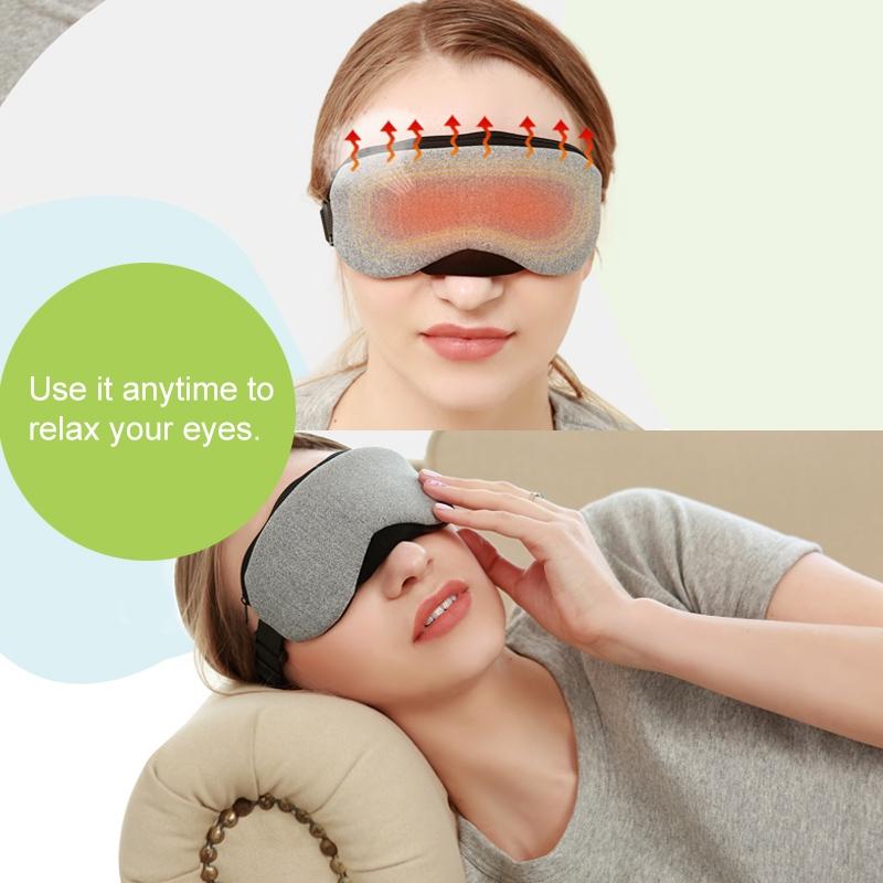USB Heated Steam Eye Mask For Sleep Eye Relief With Timer Control 5