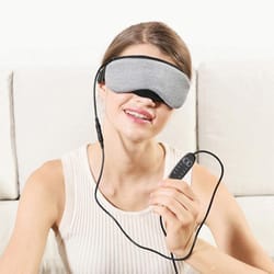 usb heated steam eye mask for sleep & eye relief with timer control