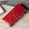 Genuine Leather RFID Long Wallet For Women Anti Theft Clutch Card Holder Organizer 6