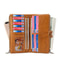 Genuine Leather RFID Long Wallet For Women Anti Theft Clutch Card Holder Organizer 3