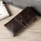 Genuine Leather RFID Long Wallet For Women Anti Theft Clutch Card Holder Organizer 9