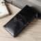 Genuine Leather RFID Long Wallet For Women Anti Theft Clutch Card Holder Organizer 7