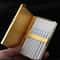 UltraThin Metal Cigarette Case Slim Aluminum Holder For Women Stylish Pocket Case 1