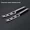 Stainless Steel Cheese Knife Slicer With Fork Tip Multi Use Cheese And Butter Knife 2
