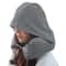Hooded Travel Neck Pillow With 360 Support Soft Airplane Pillow For Comfortable Travel Sleep 6