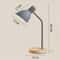 Modern Wood Metal Table Lamp With 3Color LED Dimming E27 Bedside Lamp For Reading Home Decor 3