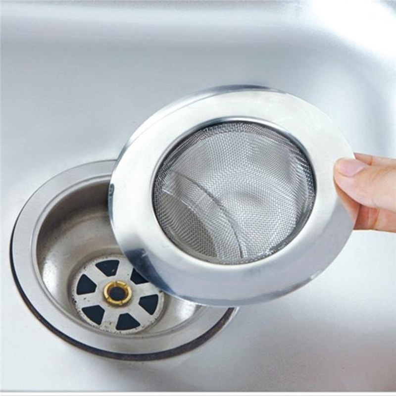 Stainless Steel Hair Catcher Drain Filter Shower And Sink Strainer Stopper 0