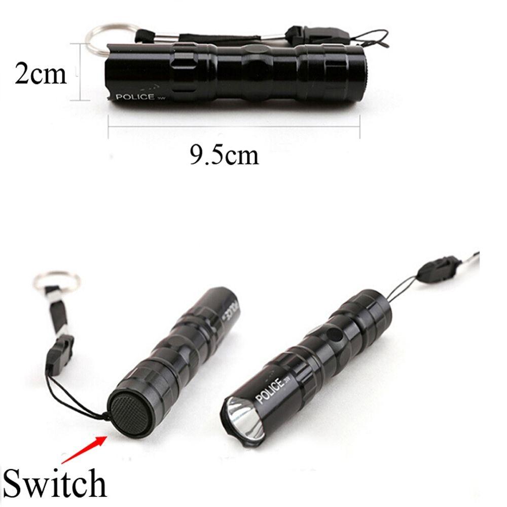 Mini Waterproof Flashlight Keychain Ultra Bright Portable LED Torch