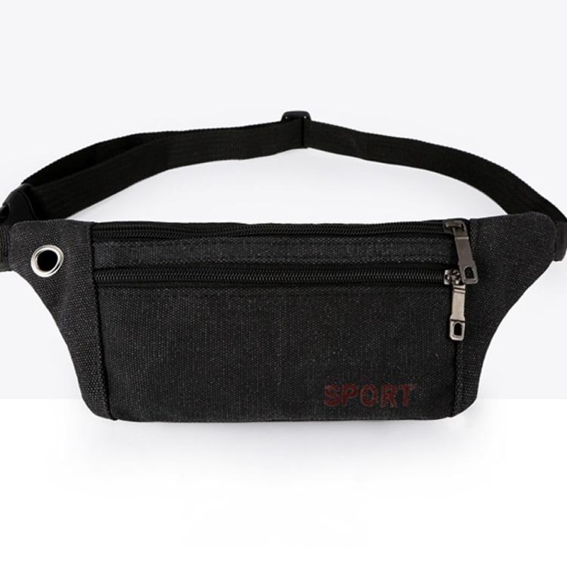 Canvas Sling Crossbody Bag Lightweight Waist Chest Pack For Travel Daily Use 1