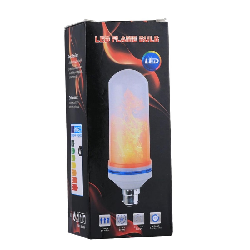 E27 LED Flame Effect Bulb 6W 3 Modes Flickering Fire Light For Cozy Home Decor 6