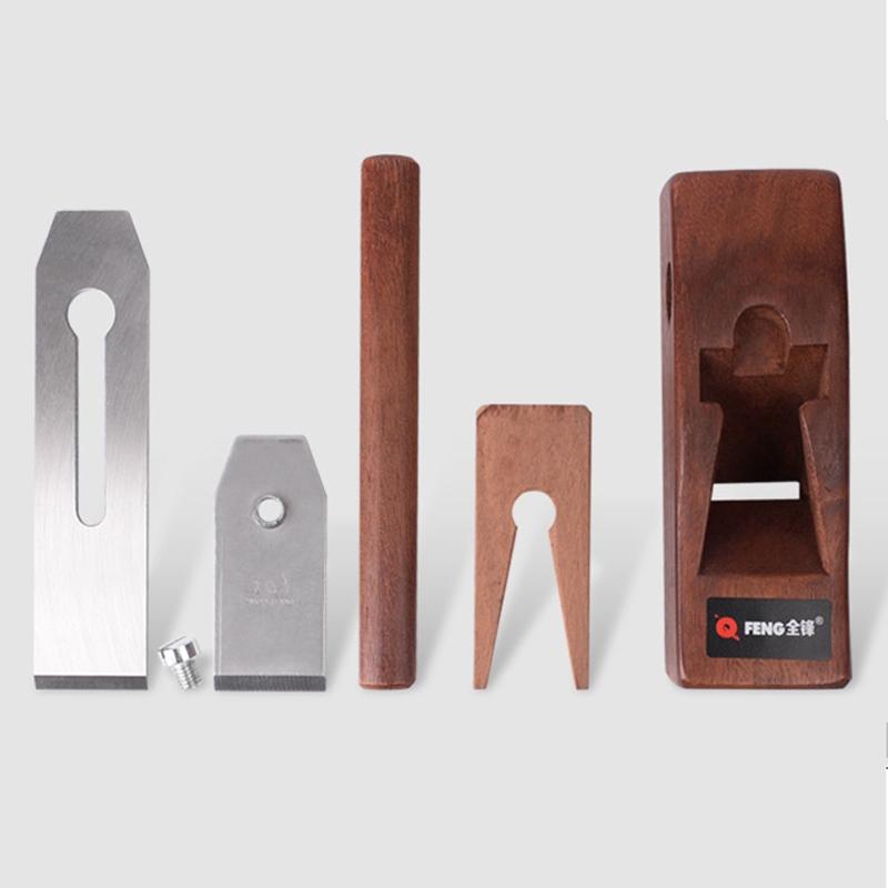 Indonesia Red Wood Manual Planer With Steel Blade Precision Woodworking Hand Plane Tool 3