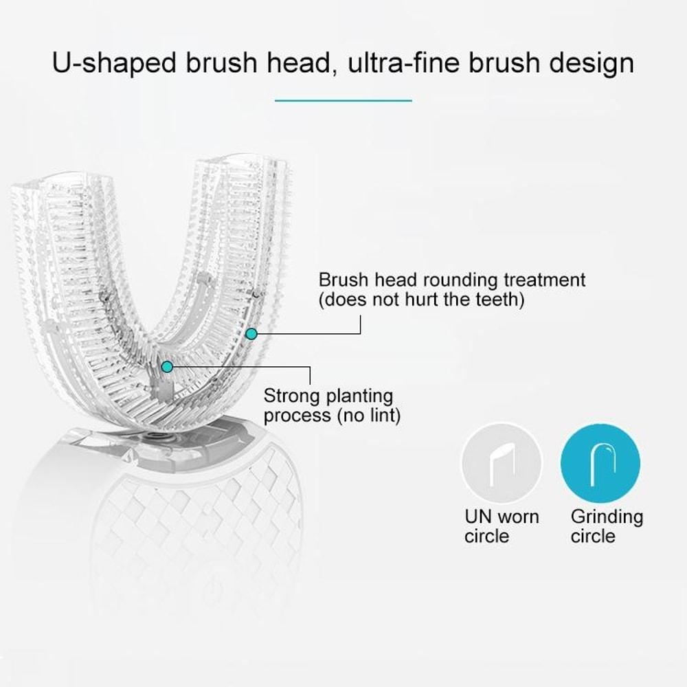 360 Automatic Silicone Electric Toothbrush With 3 Modes For Deep Clean Gum Care 9