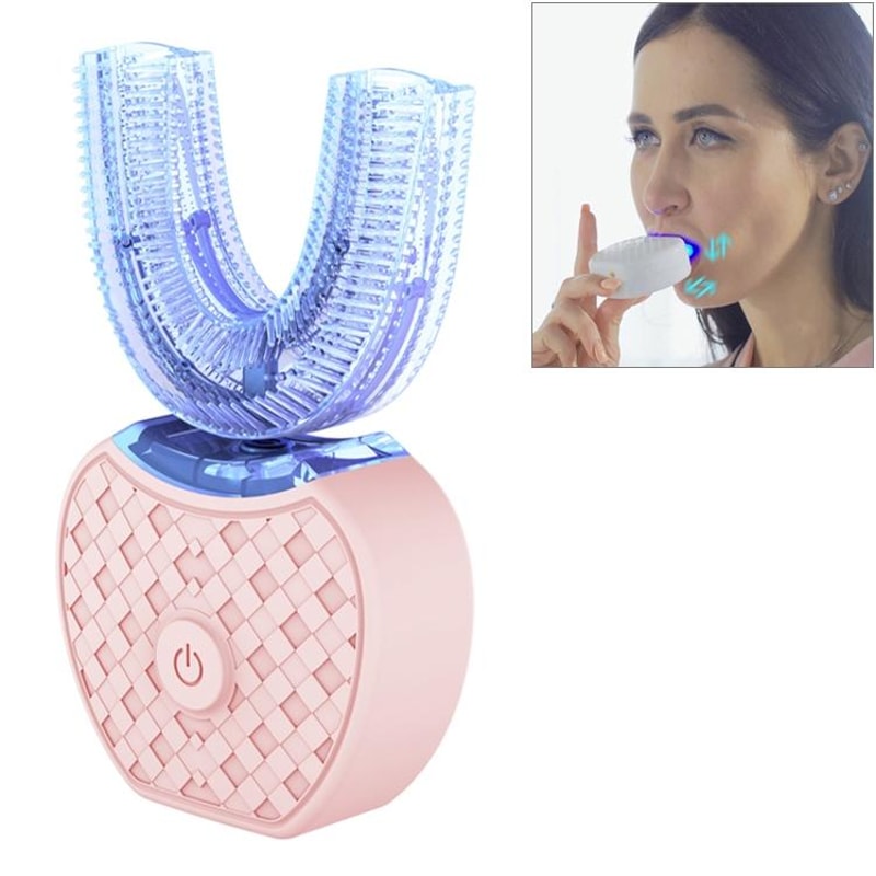 360° Automatic Silicone Electric Toothbrush with 3 Modes for Deep Clean & Gum Care