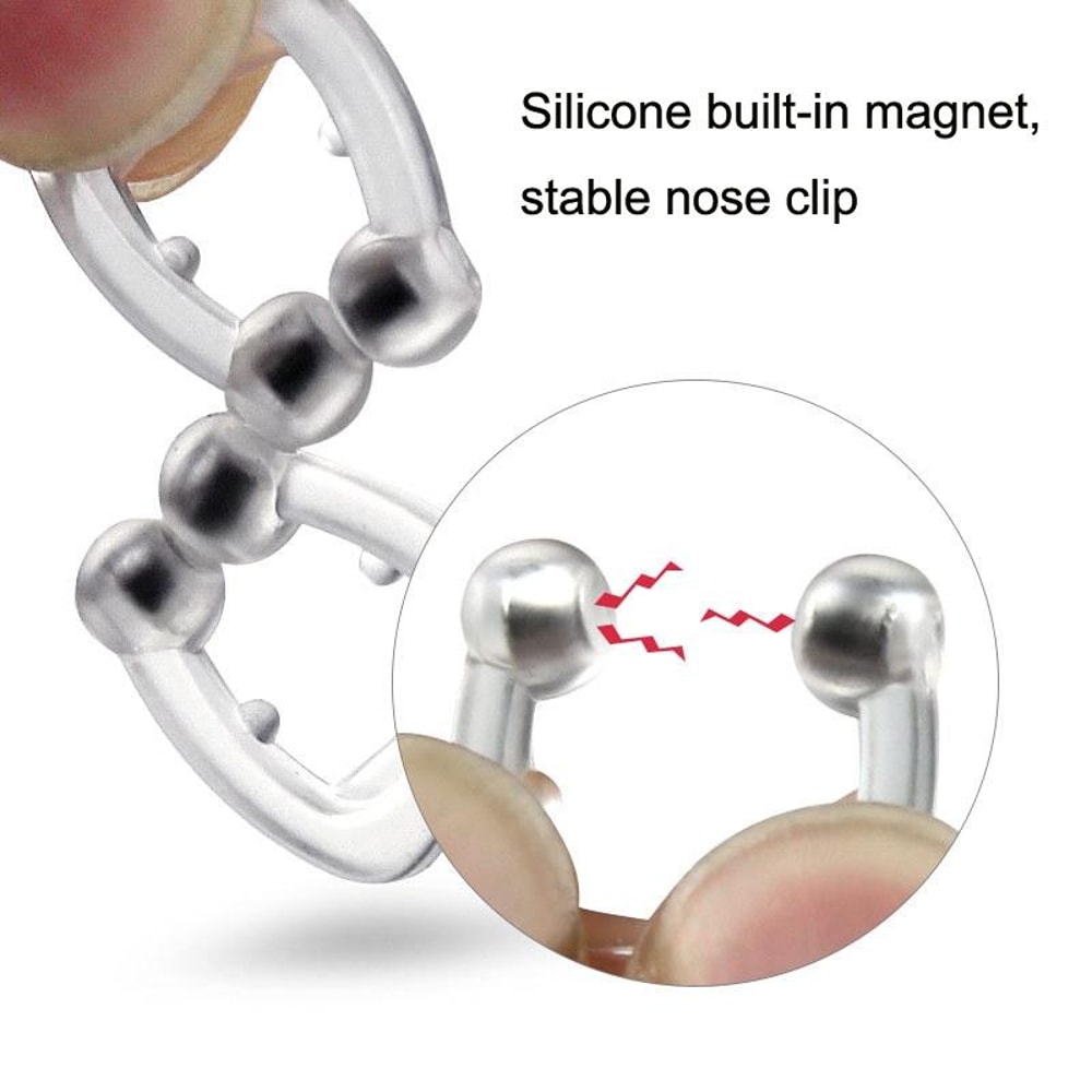Magnetic Silicone Nose Clip Anti Snoring Device For Better Sleep And Easy Breathing 4