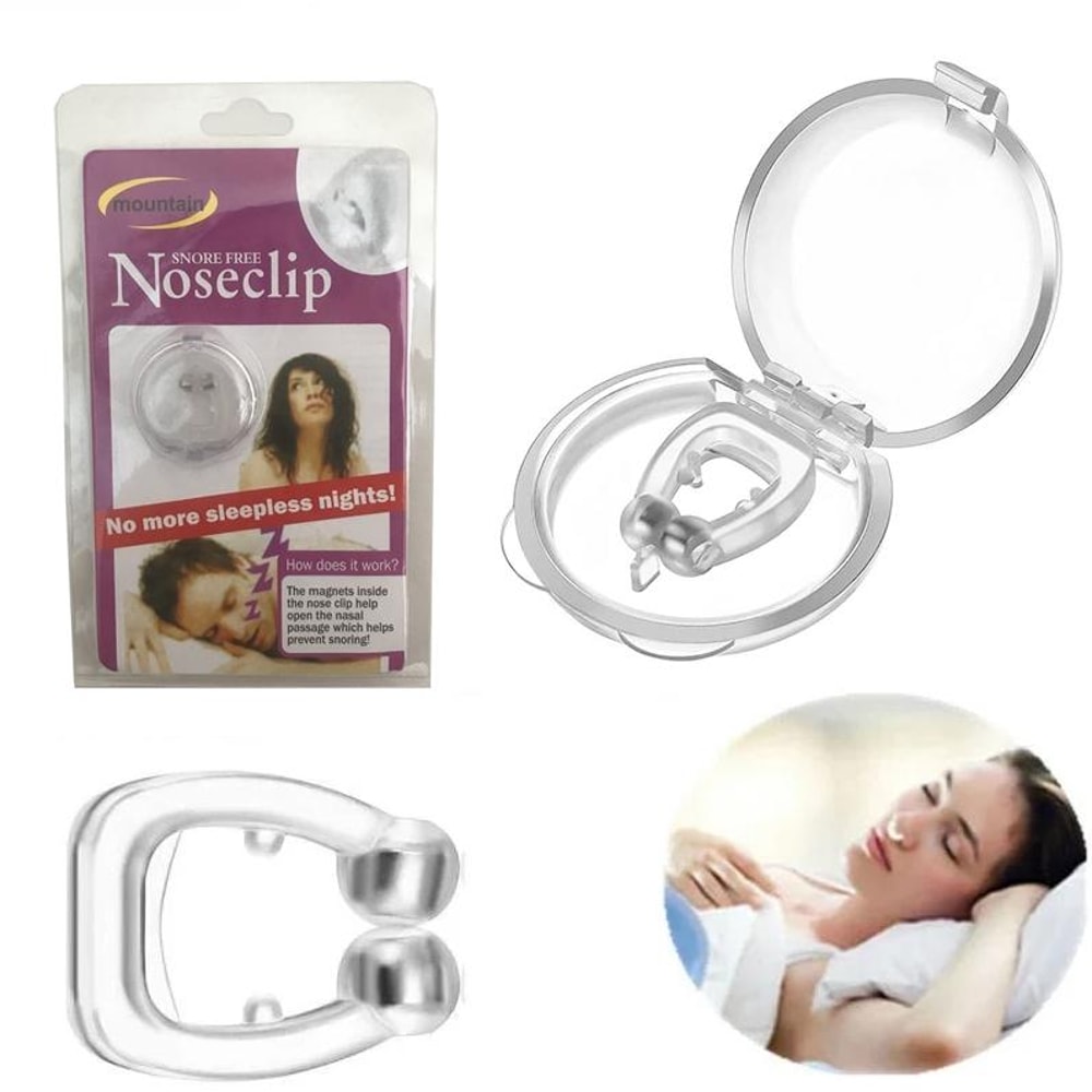 Magnetic Silicone Nose Clip Anti Snoring Device For Better Sleep And Easy Breathing 7