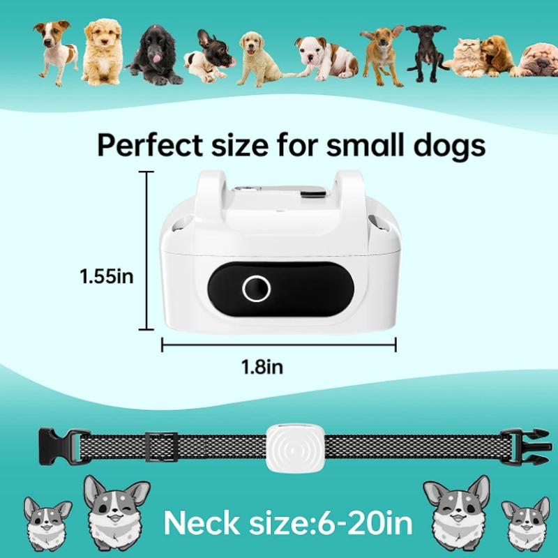 Smart Waterproof Bark Control Collar For Small Dogs With Adjustable Vibration Training 4