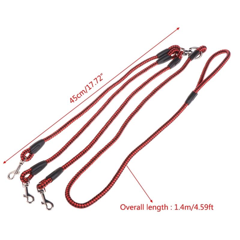 3 In 1 Adjustable Dog Leash For Multiple Dogs With TangleFree Rotating Splitter 1
