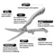 Heavy Duty Kitchen Shears Stainless Steel Chicken Bone Scissors with Safety Lock