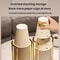 Dual Acrylic Cup Dispenser Hygienic Countertop Cup Holder Organizer 1