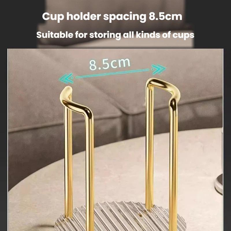 Dual Acrylic Cup Dispenser Hygienic Countertop Cup Holder Organizer 4