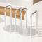 Dual Acrylic Cup Dispenser Hygienic Countertop Cup Holder Organizer 7